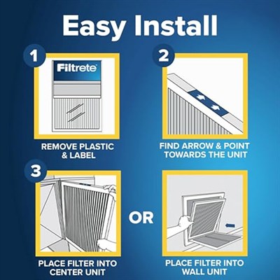 Filtrete Premium sağlıklı Living Filter, EA03-2PK-6E