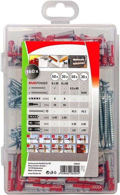 fischer PROFI-BOX DuoPower Vidalı