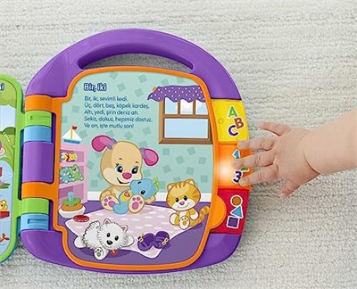 Fisher-Price Eğlen ve Öğren Eğitici Hikaye Kitabı Fisher-Price Eğlen & Öğren Eğitici Hikaye Kitabı (Türkçe), Müzikli, Şarkılı FRC73 FRC73