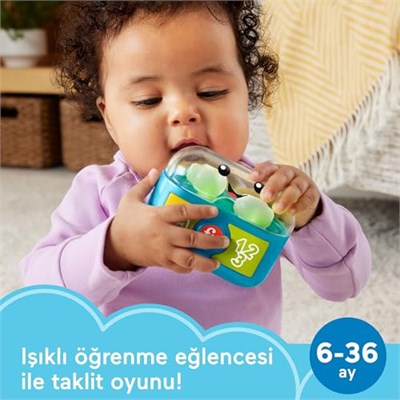 Fisher-Price Eğlen ve Öğren Eğlenceli Kulaklıklar Fisher-Price Eğlen ve Öğren Eğlenceli Kulaklıklar, birden fazla dil desteği bulunan müzikli, eğitici oyuncak HWY47