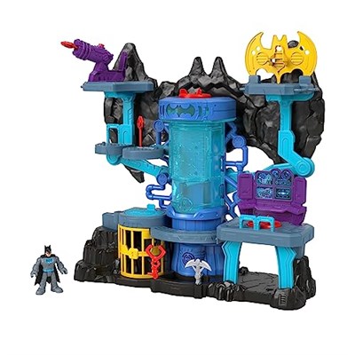 Fisher-Price Imaginext™ DC Super Friends™ Bat-Tech Batcave™ Batmanin Mağarası Imaginext DC Super Friends Bat-Tech Batcave Oyun Seti, Işıklı ve Sesli, 3-8 Yaş Arası Çocuklar İçin Uygundur GYV24 GYV24