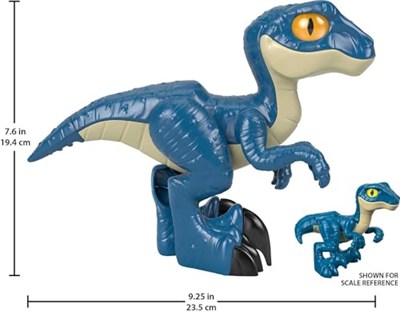 Fisher Price Jurassic World Lisanslı Dinozaur Raptor XL