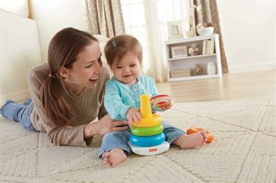Fisher Price Renkli Halkalar® & “renkli Bloklar® Eğitici Ve Eğlenceli Oyuncak Seti
