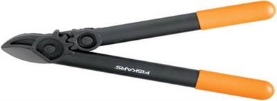 Fiskars PowerGear L31, 1000581 örs dişli budama makası, kuru ve sert ahşap için, yapışmaz kaplama, sertleştirilmiş hassas çelik, uzunluk: 39 cm, siya - Seçenekler: L31 (Ast Ø 3,5 cm), L77 (Ast Ø 5 cm)