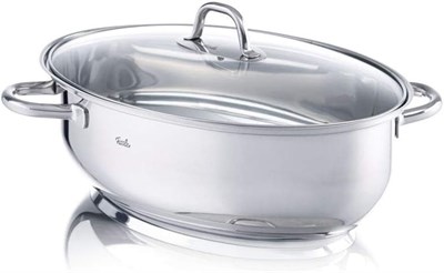 Fissler 033 – 701 – 38 – 000/0 Edelstahlbraeter indüksiyon, 38 cm Kızartma Tavası, 45 x 36,5 x 14,5 cm
