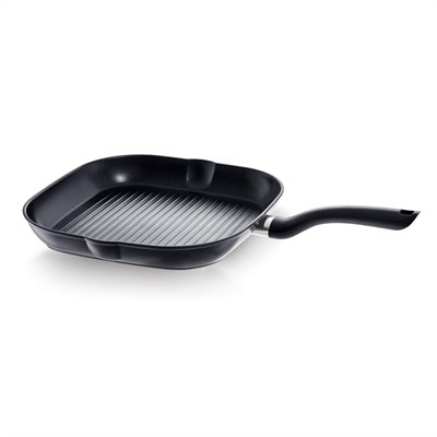 Fissler Cenit Grill Tava ( Ø 28 cm - 2.1L ), yapışmaz kaplamalı alüminyum ızgara tava - indüksiyon uyumlu