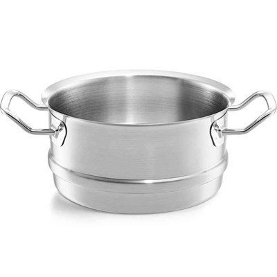 Fissler Orijinal profesyonel koleksiyon/paslanmaz çelik buhar ünitesi (çap 20 cm) tencere seti, indüksiyonlu buharlı pişirici delikli - indüksiyon