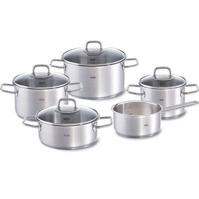 Fissler Viseo 9 Parça Çelik Tencere Seti - Seçenekler: 5-teilig, 4 parça