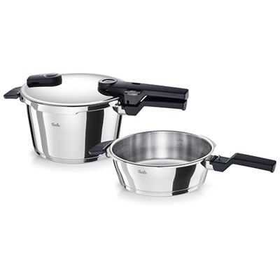 Fissler Vitaquick Glossy Düdüklü Tencere 4,5+2,5 Litre