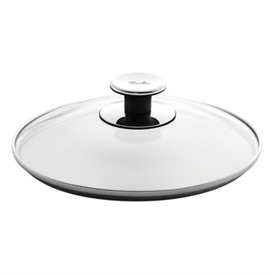 Fissler/Şeffaf Cam Kapak (Ø 22 cm) Tava, Tencere ve Düdüklü Tencere için Yedek Kapak - Bedenler: 20 cm, 22 cm, 32 cm