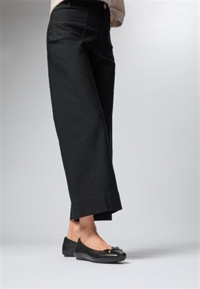 Fitflop Delicato Ballerinas aus Weichem Leder mit Schleife AyakkabıKadın