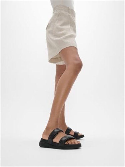 Fitflop Kadın F-Mode Go Ayarlanabilir Düz Form İki Bar Slides Kaydırmalı Sandalet