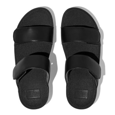 FITFLOP Lulu ayarlanabilir deri kaydırıcı Terlik Kadın