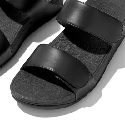 FITFLOP Lulu ayarlanabilir deri kaydırıcı Terlik Kadın