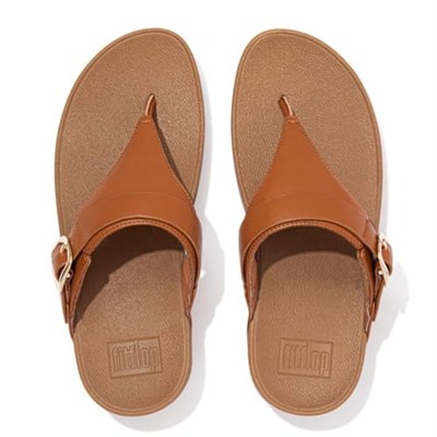 Fitflop Lulu ayarlanabilir deri parmak postası SandaletKadın