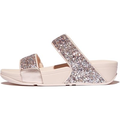 Fitflop Lulu Multi-tonal Glitter Slides SandaletKadın