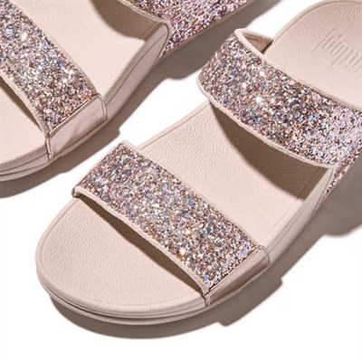 Fitflop Lulu Multi-tonal Glitter Slides SandaletKadın