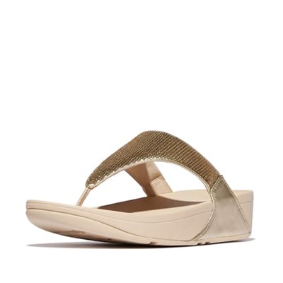 Fitflop Lulu Sequin Toe-post Sandals SandaletKadın