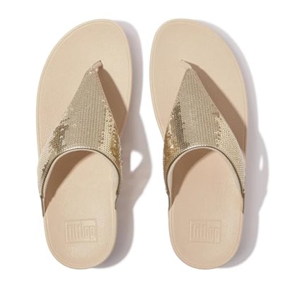 Fitflop Lulu Sequin Toe-post Sandals SandaletKadın