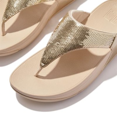 Fitflop Lulu Sequin Toe-post Sandals SandaletKadın