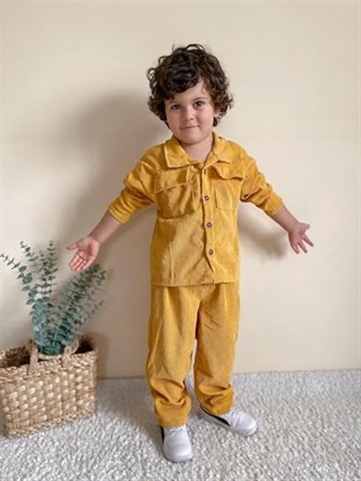Fitilli Unisex İkili Ceketli Takım