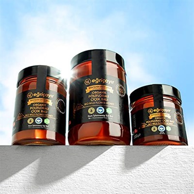 FitNut Eğriçayır Organik Polifloralı(çok Çiçekli) Bal 300g