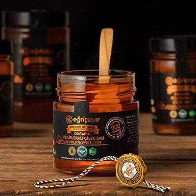 FitNut Eğriçayır Organik Polifloralı(çok Çiçekli) Bal 300g