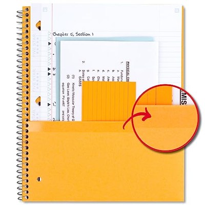 Five Star Spiral Defter + Çalışma Uygulaması, 2li Paket, 1 Konu, Kolej Çizgili Kağıt, Mürekkep Kanaması ile Mücadele, Suya Dayanıklı Kapak, 2,5 cm x 11 inç, 100 Yaprak, Siyah, Yeşil (820187)