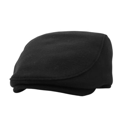Flat İrish Herringbone Tweed Cabbie Hats for Men