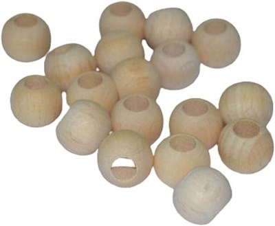 Flea Market Ham Ahşap Boncuk 10 Mm 200 Adet, SlnHam10mm200Adet