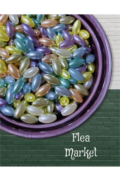 Flea Market Oval Badem Boncuk 25 Gr, BNCK-839