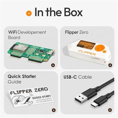 Flipper Zero Starter Set | Flipper Device | WiFi Board | Silikon Kılıf (Flipper Zero)