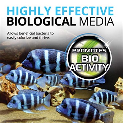 Fluval Biomax, organik halkalar, karmaşık gözenek sistemli, faydalı bakteriler için, tatlı ve deniz akvaryumları için, 500 g