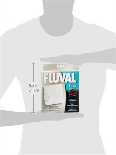 Fluval C4 köpük/poli kartuş, 3lü paket
