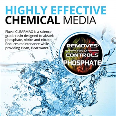 Fluval Clearmax fosfat giderici, fosfat, nitrit ve nitratı gidermek için birinci sınıf reçine, 3 x 100 g