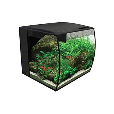 Fluval Flex Nano akvaryum 34 l, tatlı su akvaryumu, siyah
