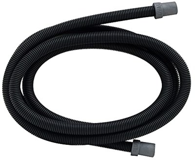 Fluval Oluklu yedek hortum 3 m, çap 17 mm Fluval dış filtre 304, 404, 305, 405, 306 ve 406 için, siyah/gri