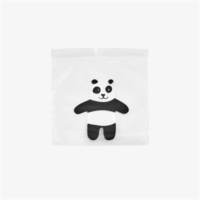 Flying Tiger Copenhagen 20li Panda Desenli Kilitli Poşet Büyük Boy