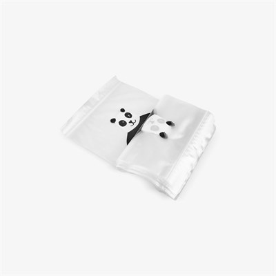 Flying Tiger Copenhagen 20li Panda Desenli Kilitli Poşet Büyük Boy