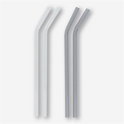 Flying Tiger Copenhagen 4lü Beyaz Cam Pipet Seti 23 cm