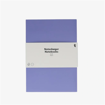 Flying Tiger Copenhagen 4lü Çok Renkli Defter Seti