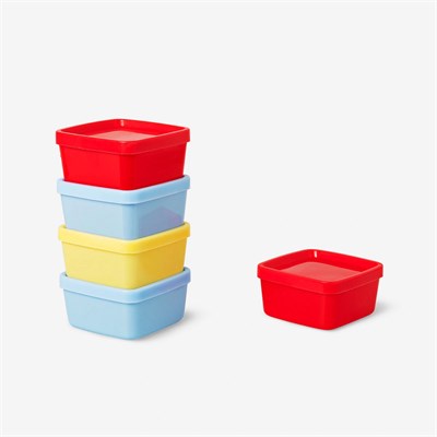 Flying Tiger Copenhagen 5li Mini Kare Atıştırmalık Kabı