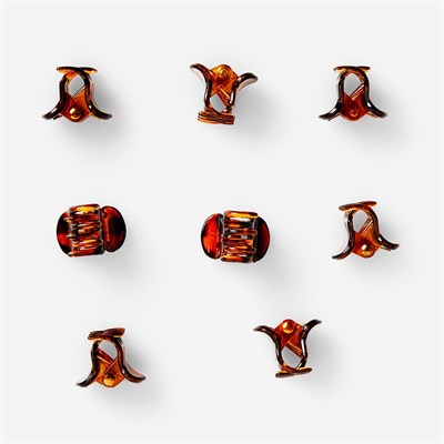 Flying Tiger Copenhagen 8li Mini Kahverengi Mandal Toka Seti