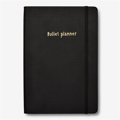 Flying Tiger Copenhagen A5 Bullet Planlayıcı Defter Siyah
