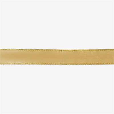 Flying Tiger Copenhagen Altın Rengi Saten Kurdele 2 cm x 10 m