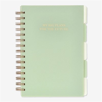 Flying Tiger Copenhagen Bölümlü 150 Yaprak Çizgili A5 Defter