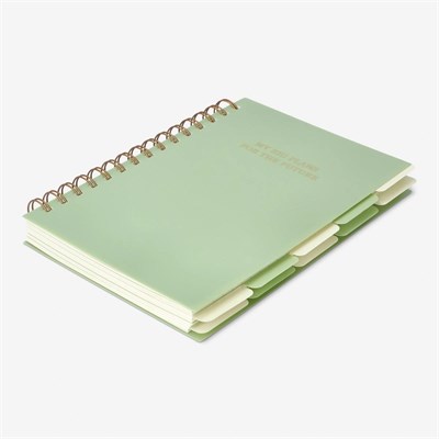 Flying Tiger Copenhagen Bölümlü 150 Yaprak Çizgili A5 Defter