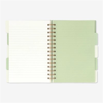 Flying Tiger Copenhagen Bölümlü 150 Yaprak Çizgili A5 Defter