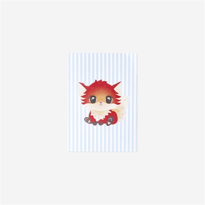 Flying Tiger Copenhagen Çizgili Tilki Detaylı A5 Defter