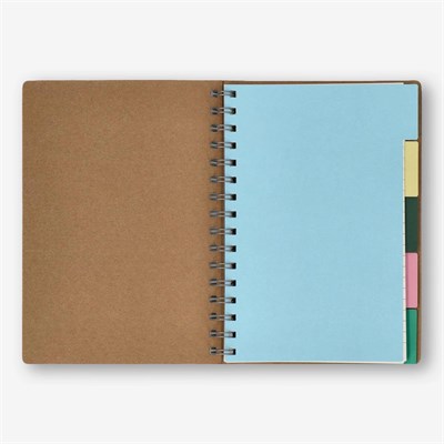 Flying Tiger Copenhagen Çizgili ve Bölümlü A5 Defter